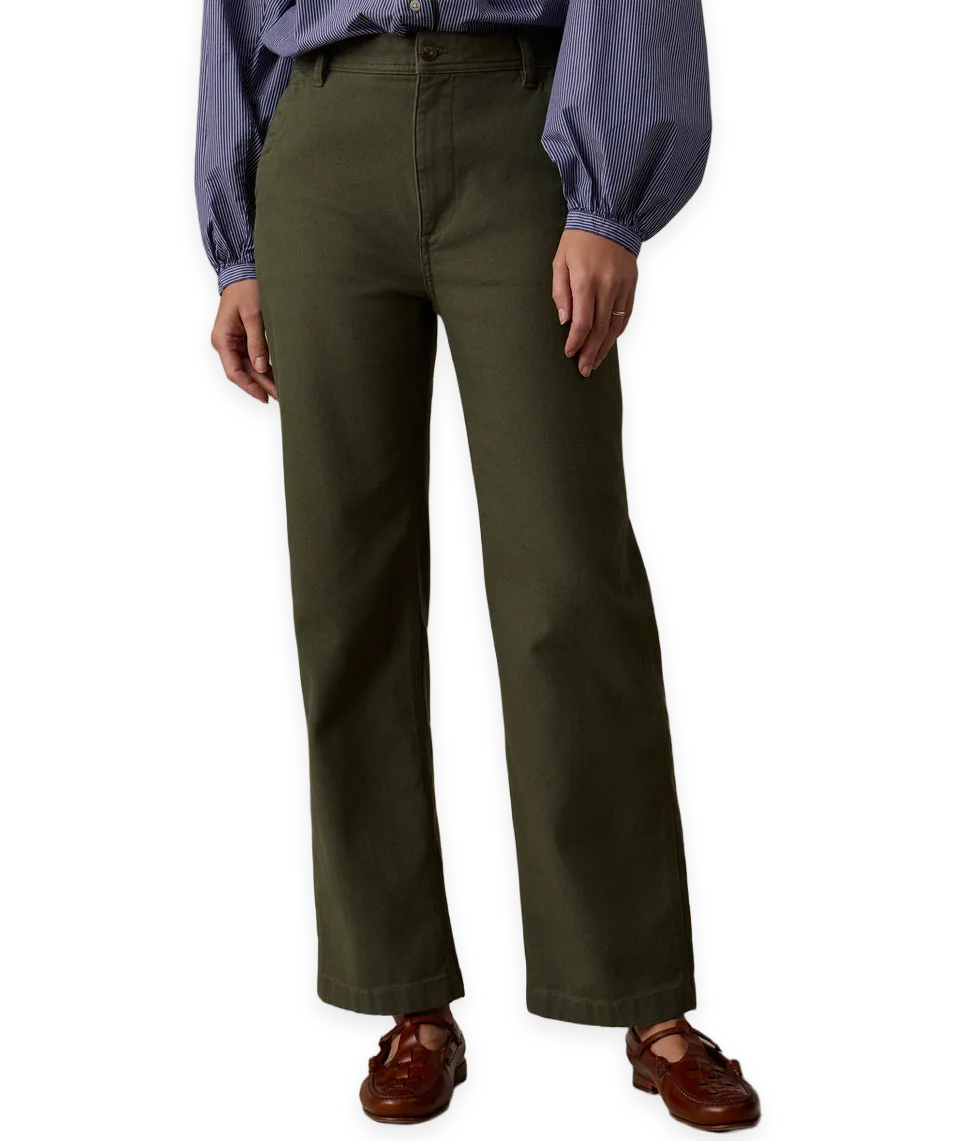 Faherty Sunwashed Canvas Dockside Pant