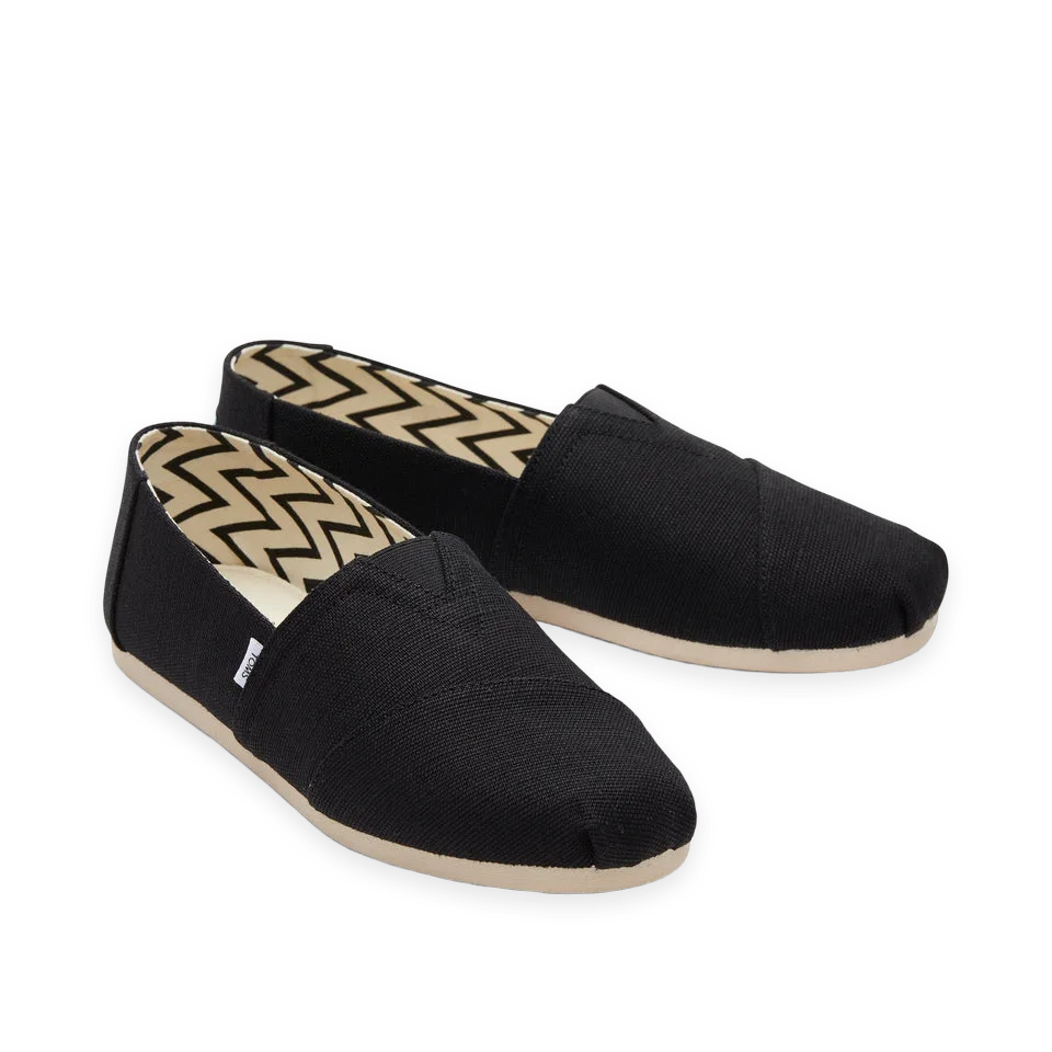 TOMS Alpargata Black Heritage Canvas