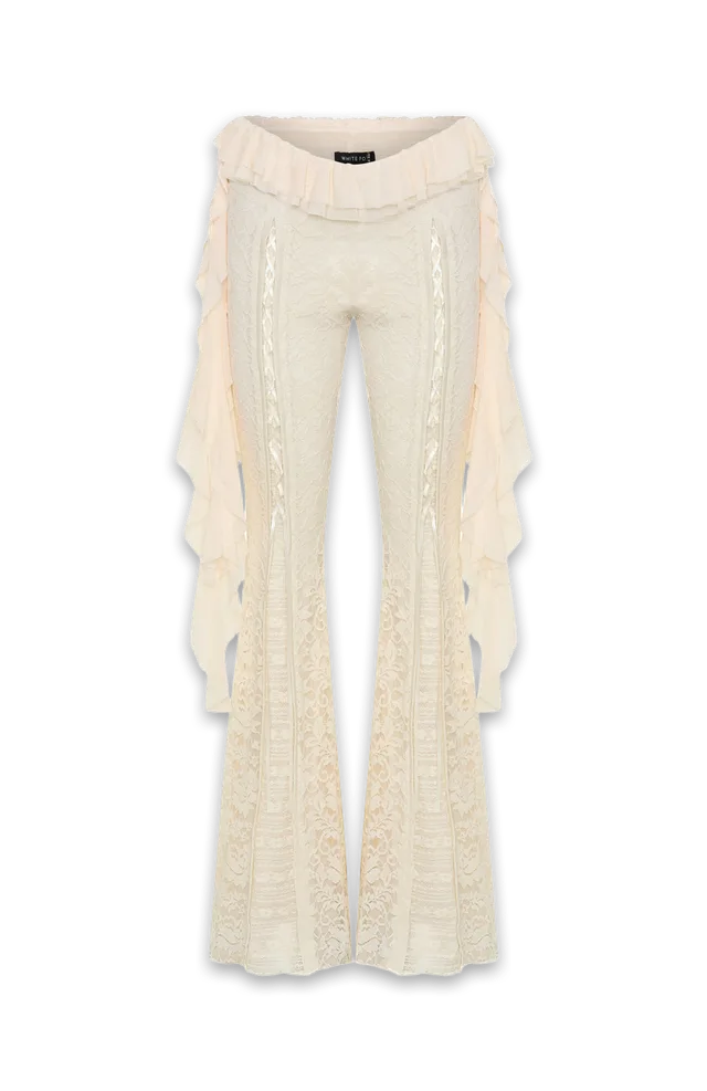 White Fox Ride The Wave Pants Cream