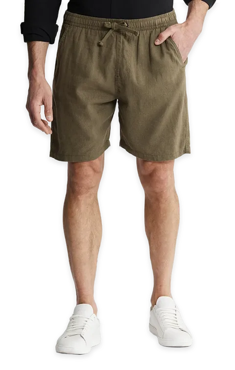 Jachs NY Linen Pull On Shorts