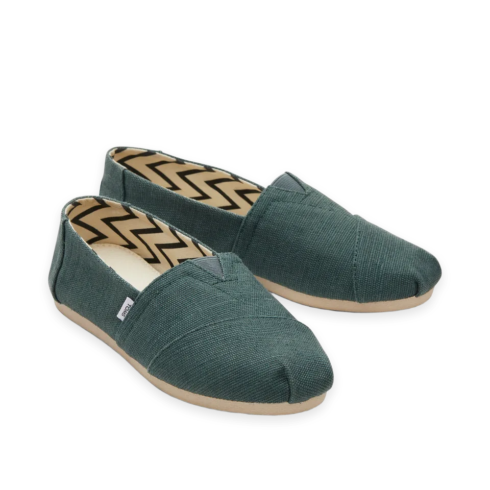TOMS Alpargata Green Heritage Canvas