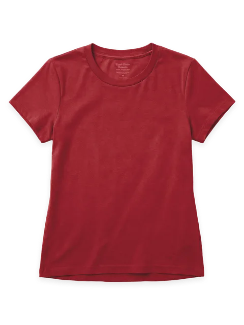 Fresh Clean Threads Chili Everyday Crew Neck Tee