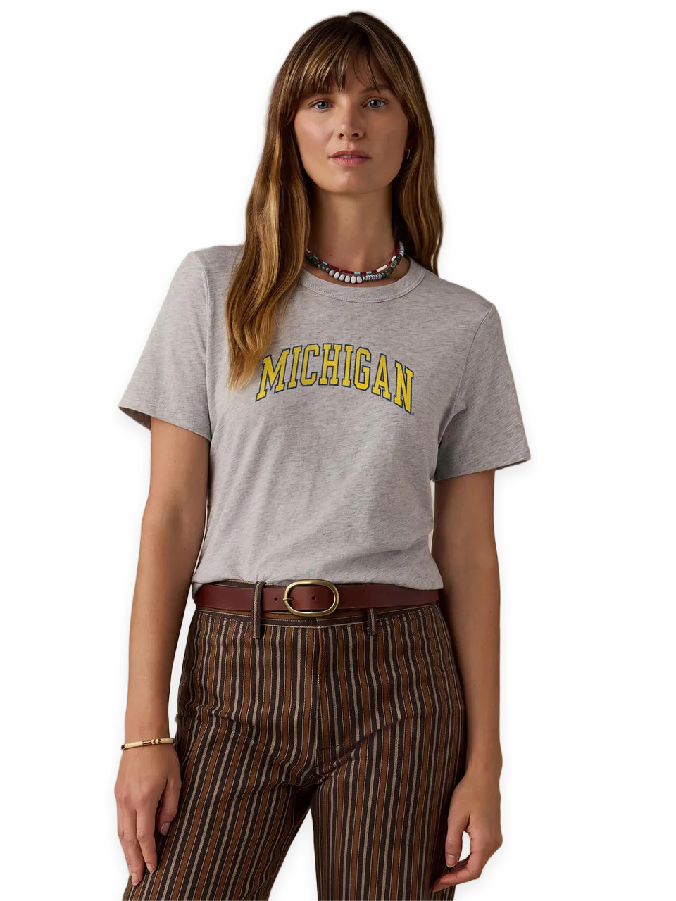 Faherty University of Michigan Sunwashed Regenerative Tee