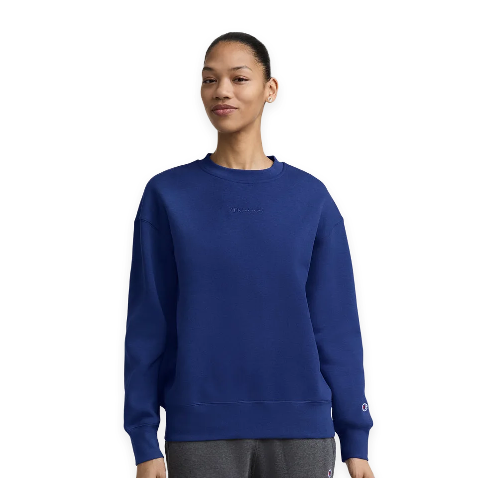 Champion Powerblend Crewneck Sweatshirt, Embroidered Script Logo