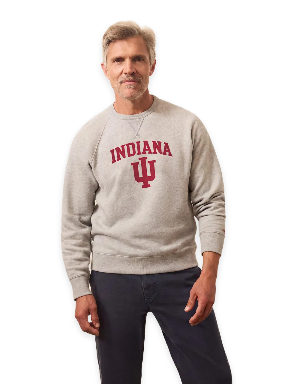 Faherty Indiana University High Standard Fleece Crew
