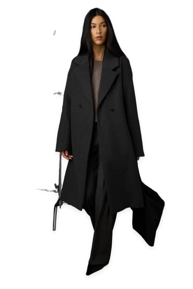 Oak + Fort OVERSIZED LAPEL COAT