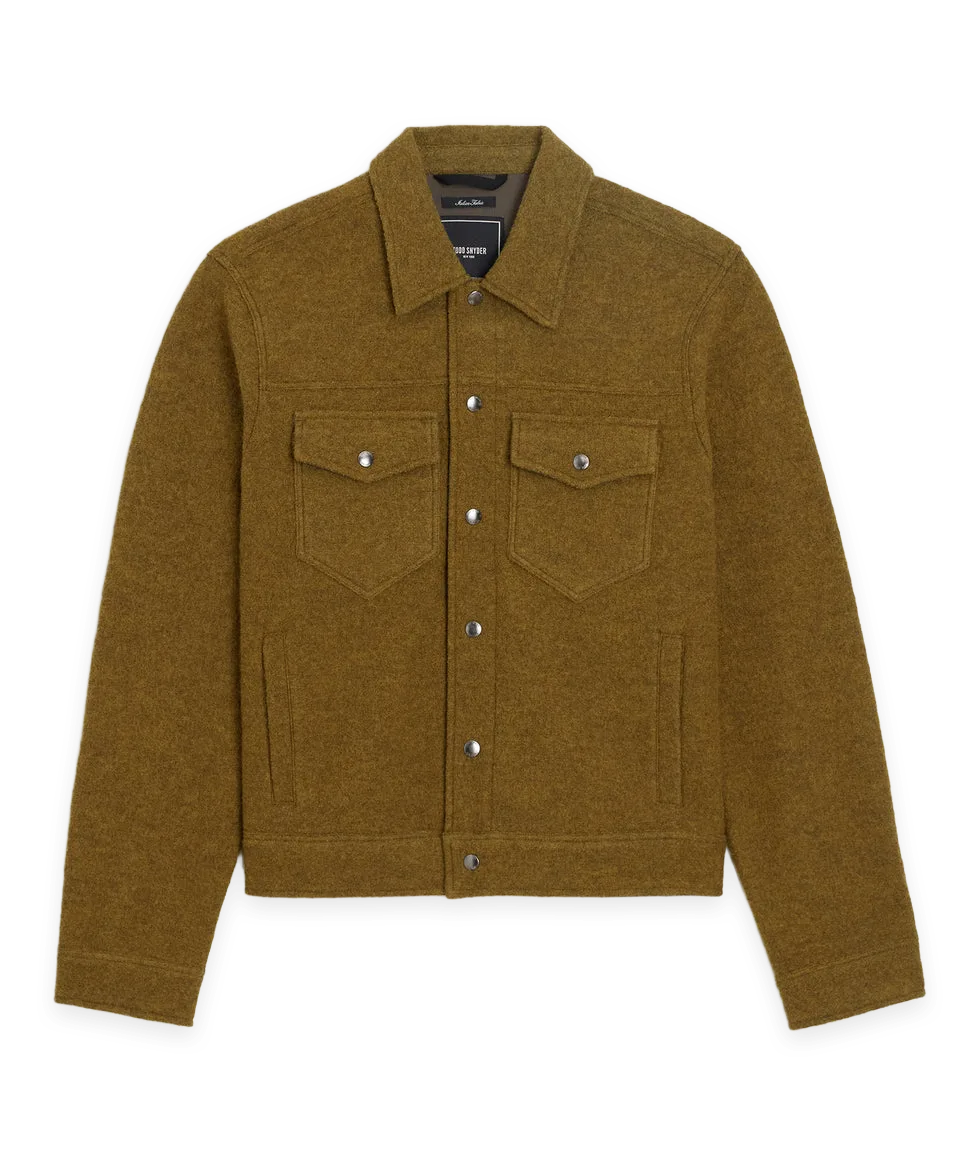 Todd Snyder Boiled Wool Dylan Jacket