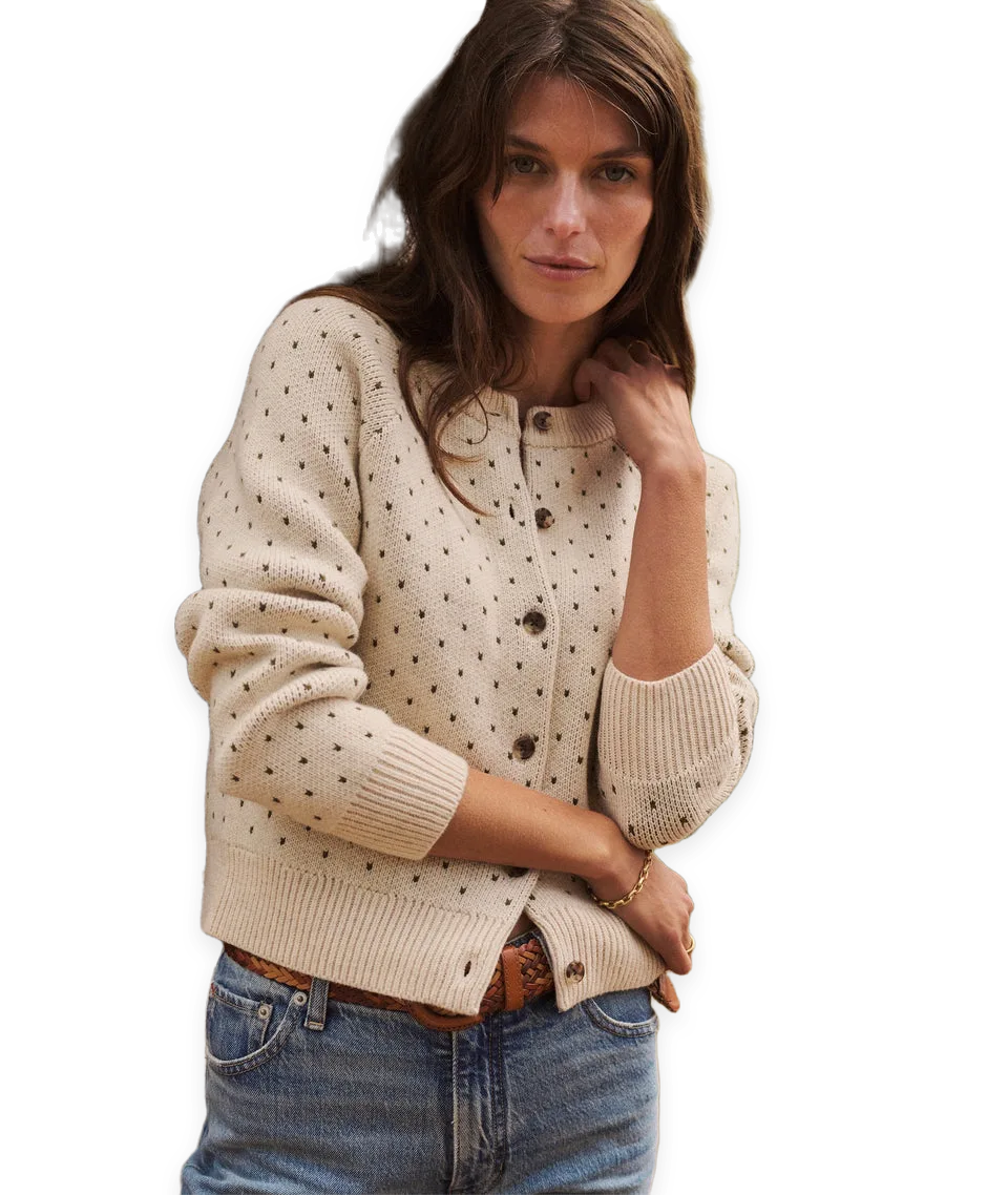 Marine Layer Iris Crewneck Cardigan