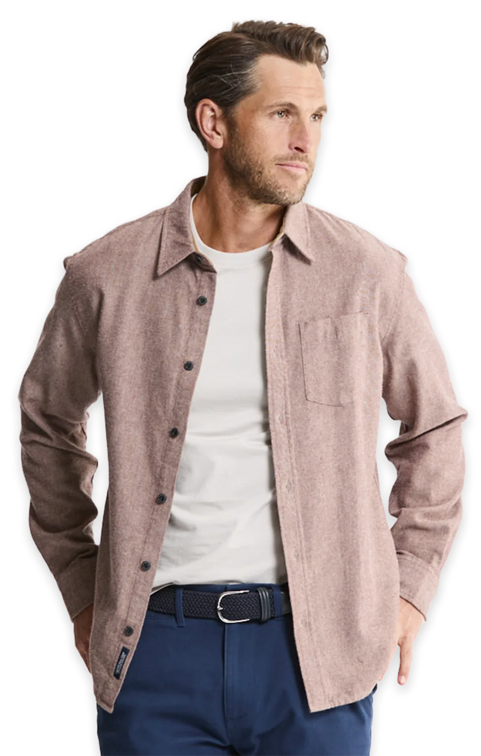 Jachs NY Manor Twill Button-Up Flannel Shirt