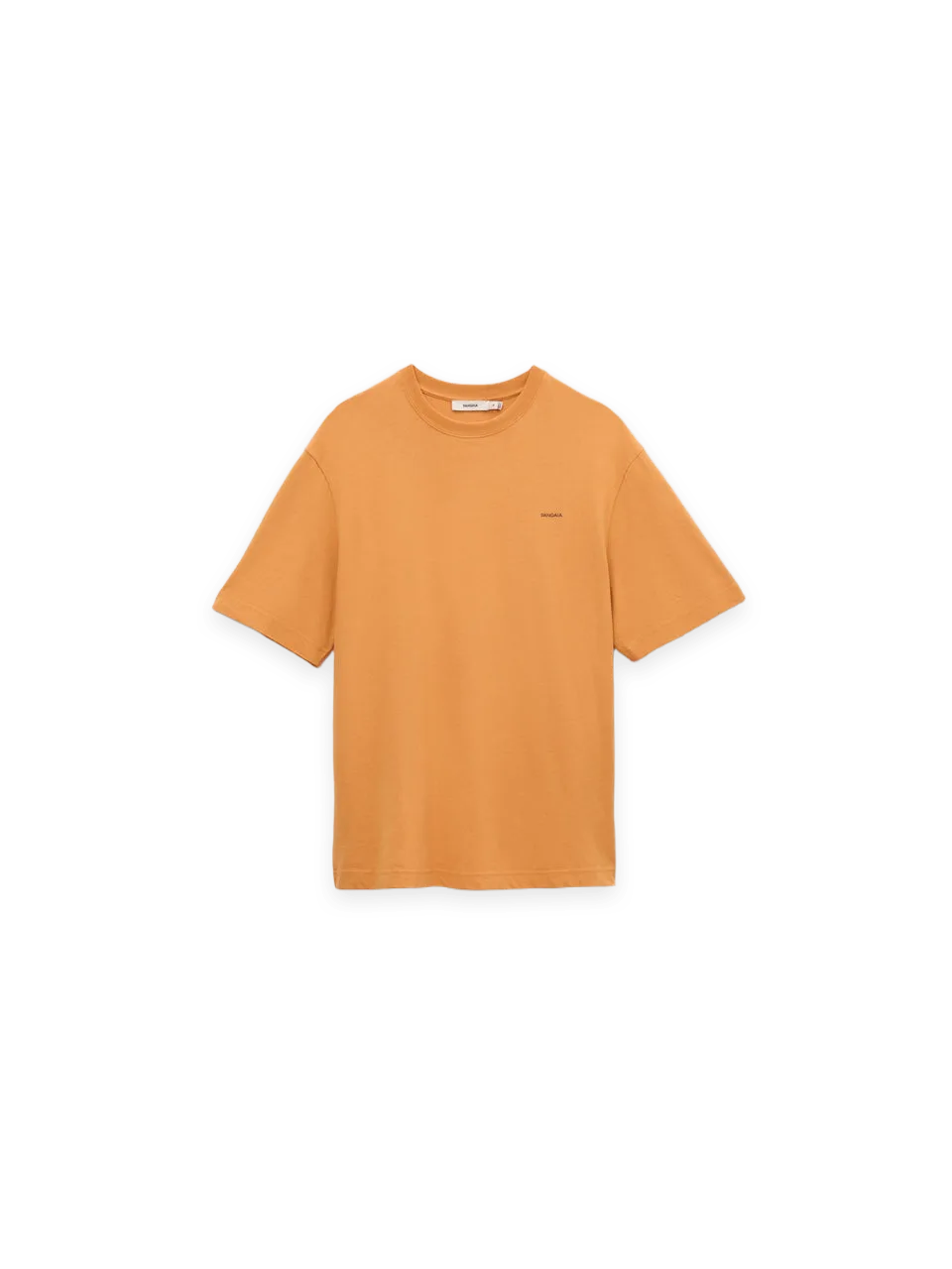 Pangaia Mens Midweight Plain T-Shirt—Burnt Horizon