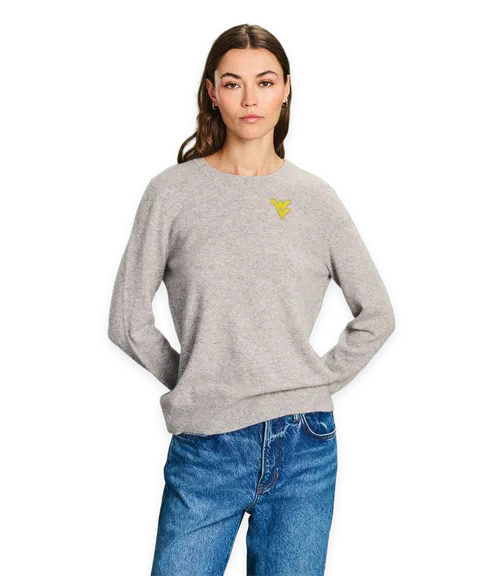 Naadam Women's West Virginia University Cashmere Sweater