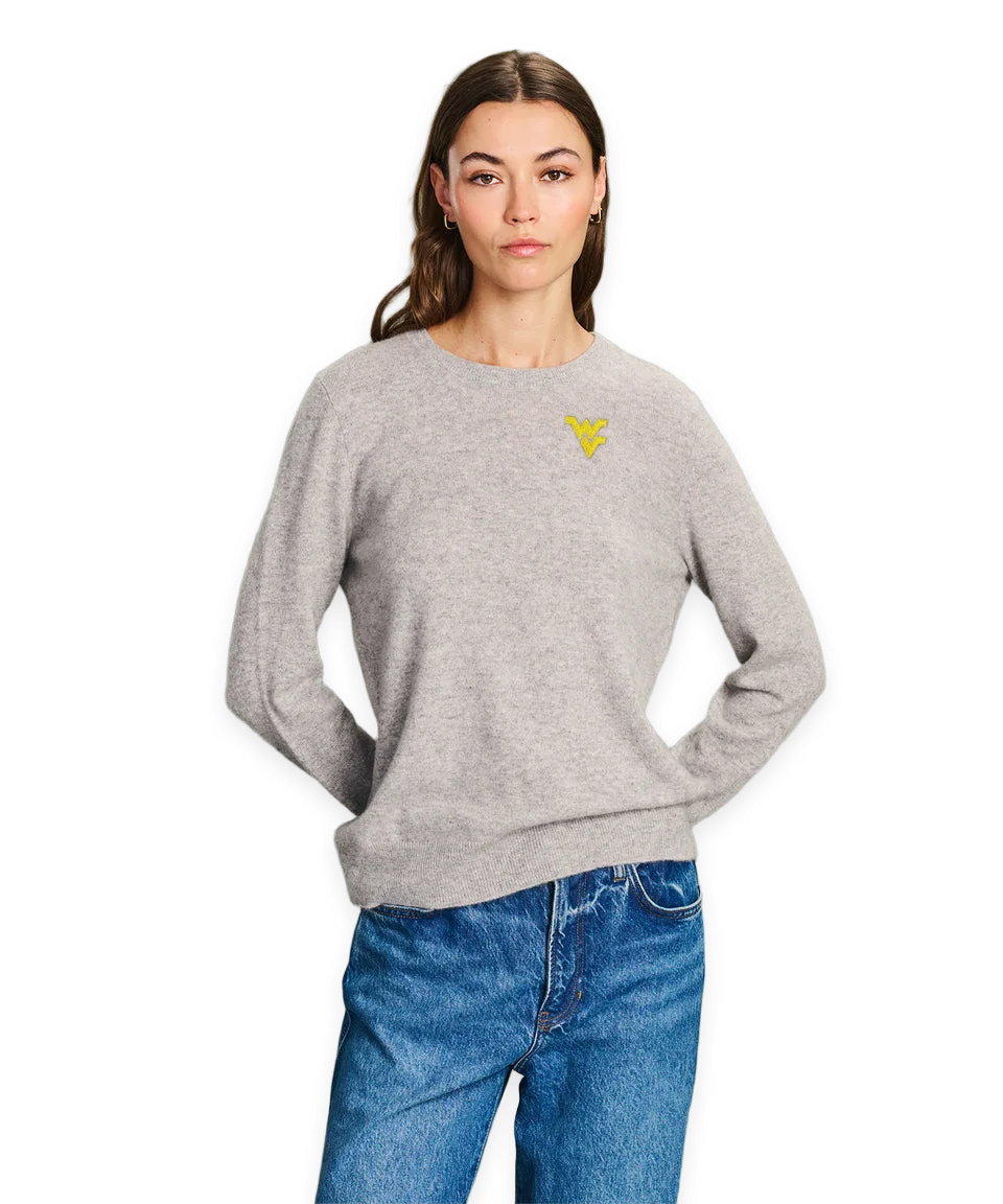 Naadam Women's West Virginia University Cashmere Sweater