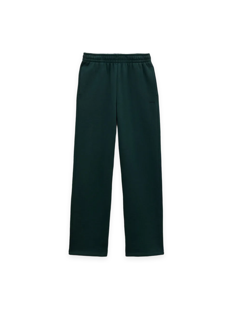 Pangaia Mens Heavyweight Straight Leg Track Pants—Depth Green