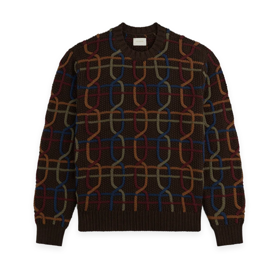 Aimé Leon Dore Cable Link Crewneck Sweater