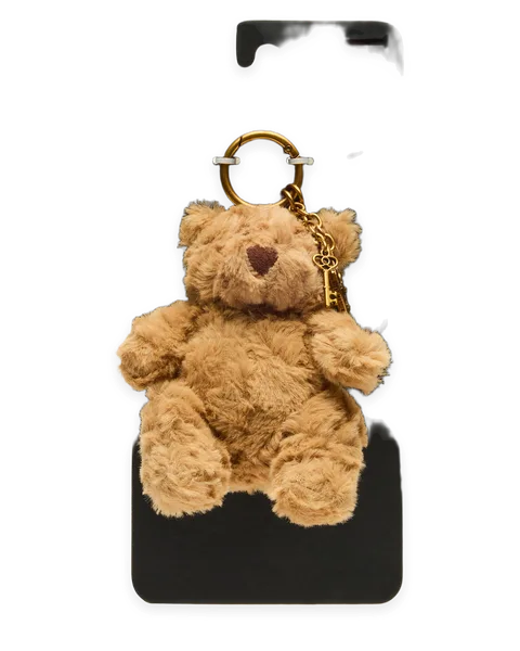 Steve Madden TEDDI BAG CHARM BROWN