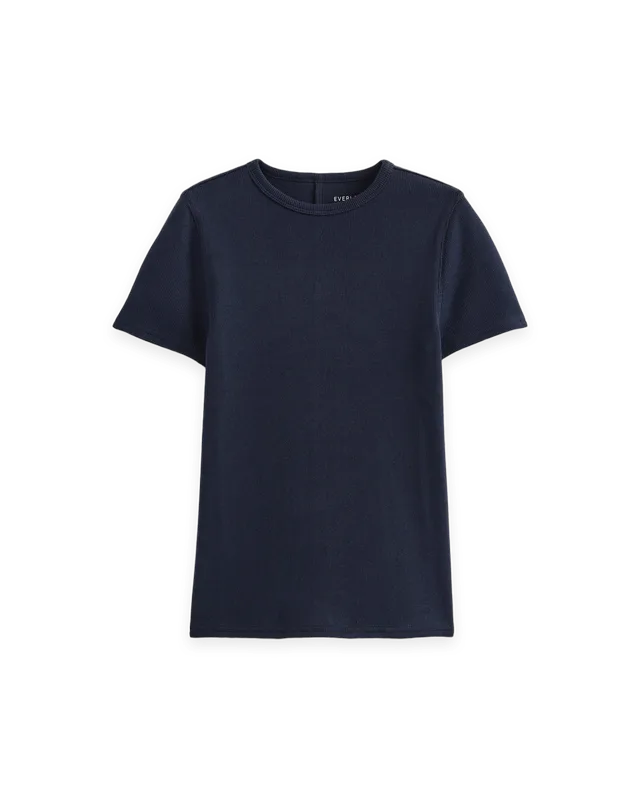 Everlane Effortless Rib Short-Sleeve Crew