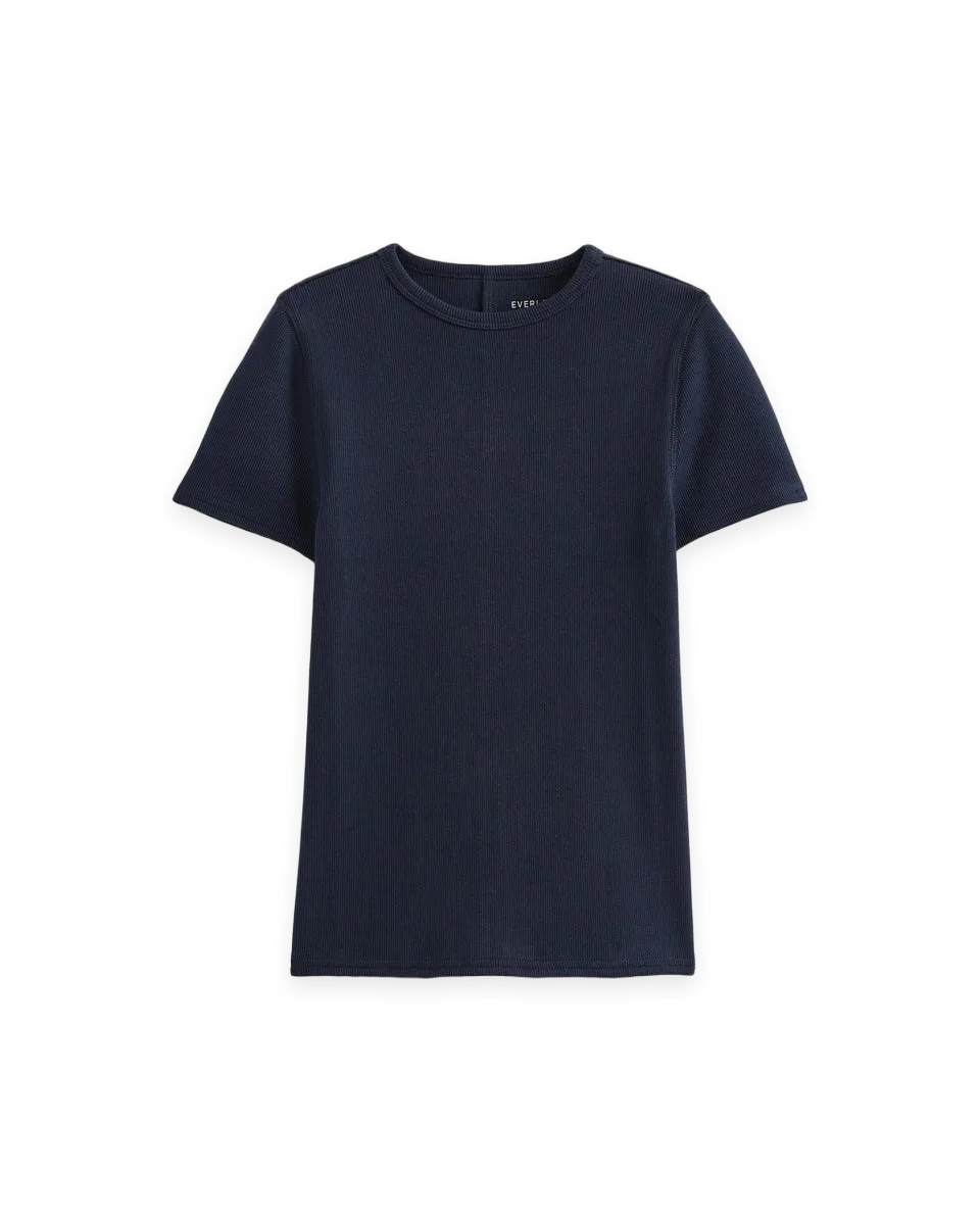Everlane Effortless Rib Short-Sleeve Crew, photo 2