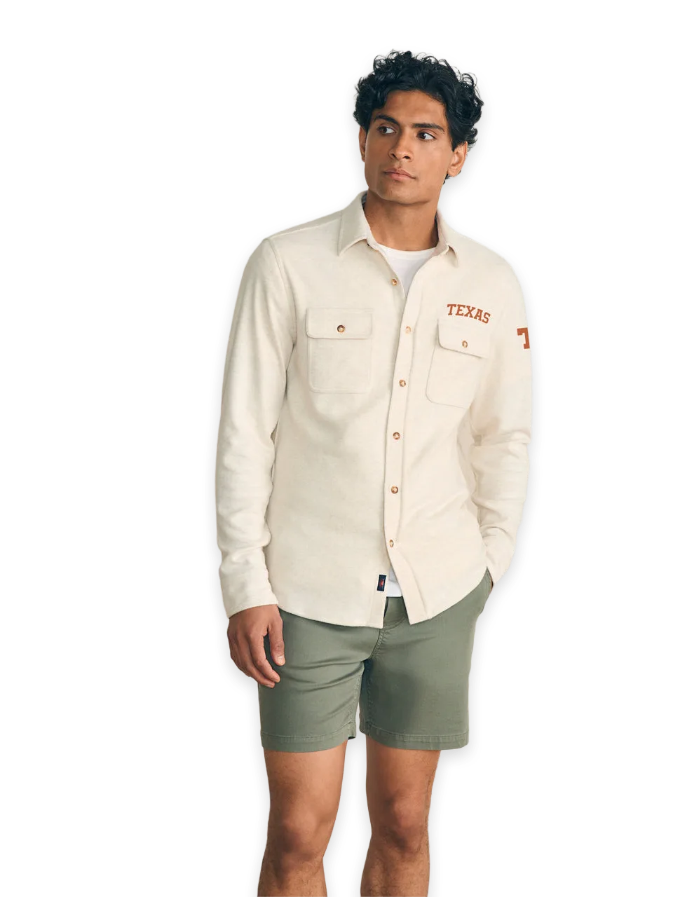 Faherty University of Texas Legend Sweater Shirt