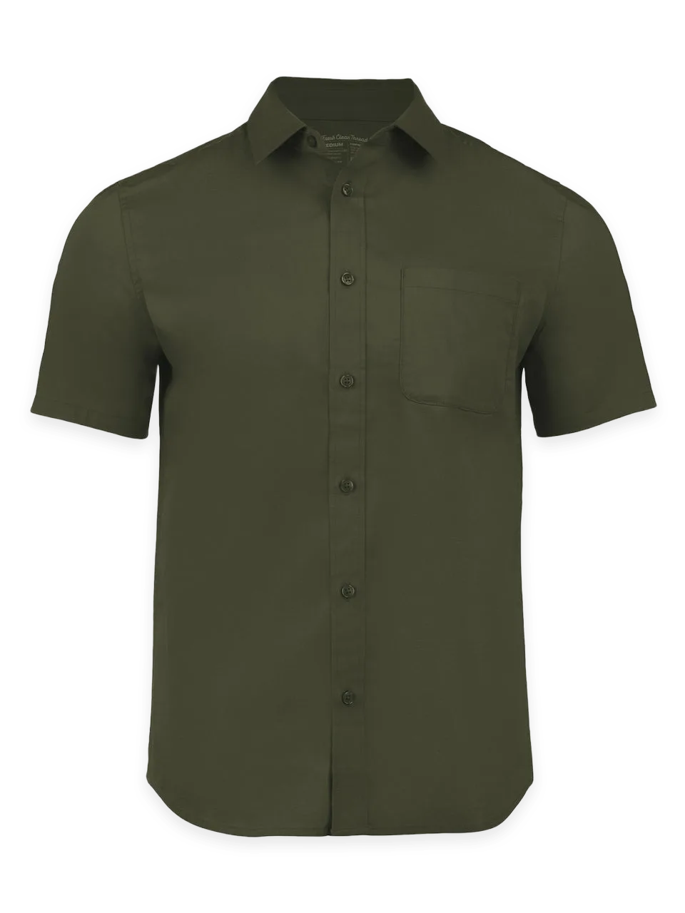 Fresh Clean Threads Army All Day Short Sleeve Shirt