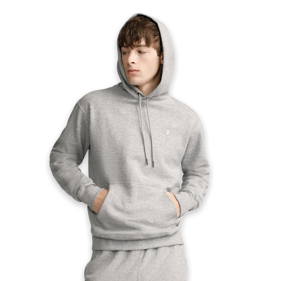 Champion Powerblend Hoodie, C Logo