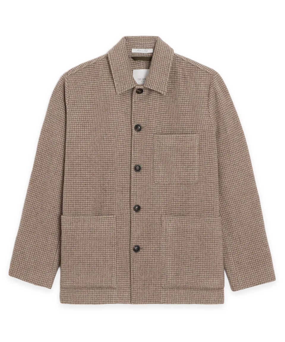 Todd Snyder Wool-Cashmere Chore Coat
