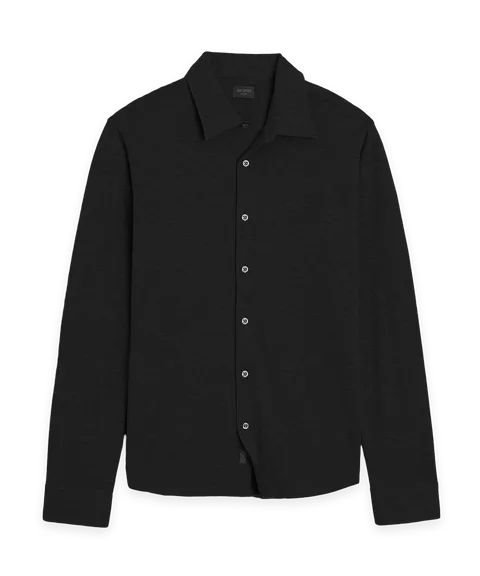 Todd Snyder Cotton-Cashmere Pique Shirt