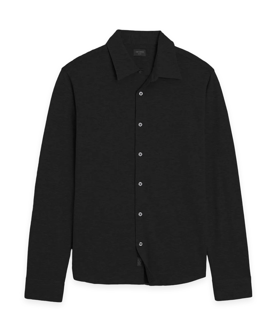 Todd Snyder Cotton-Cashmere Pique Shirt