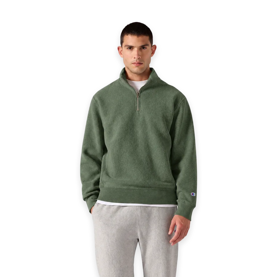 Champion Men's Knitted Half Zip Sweatshirt