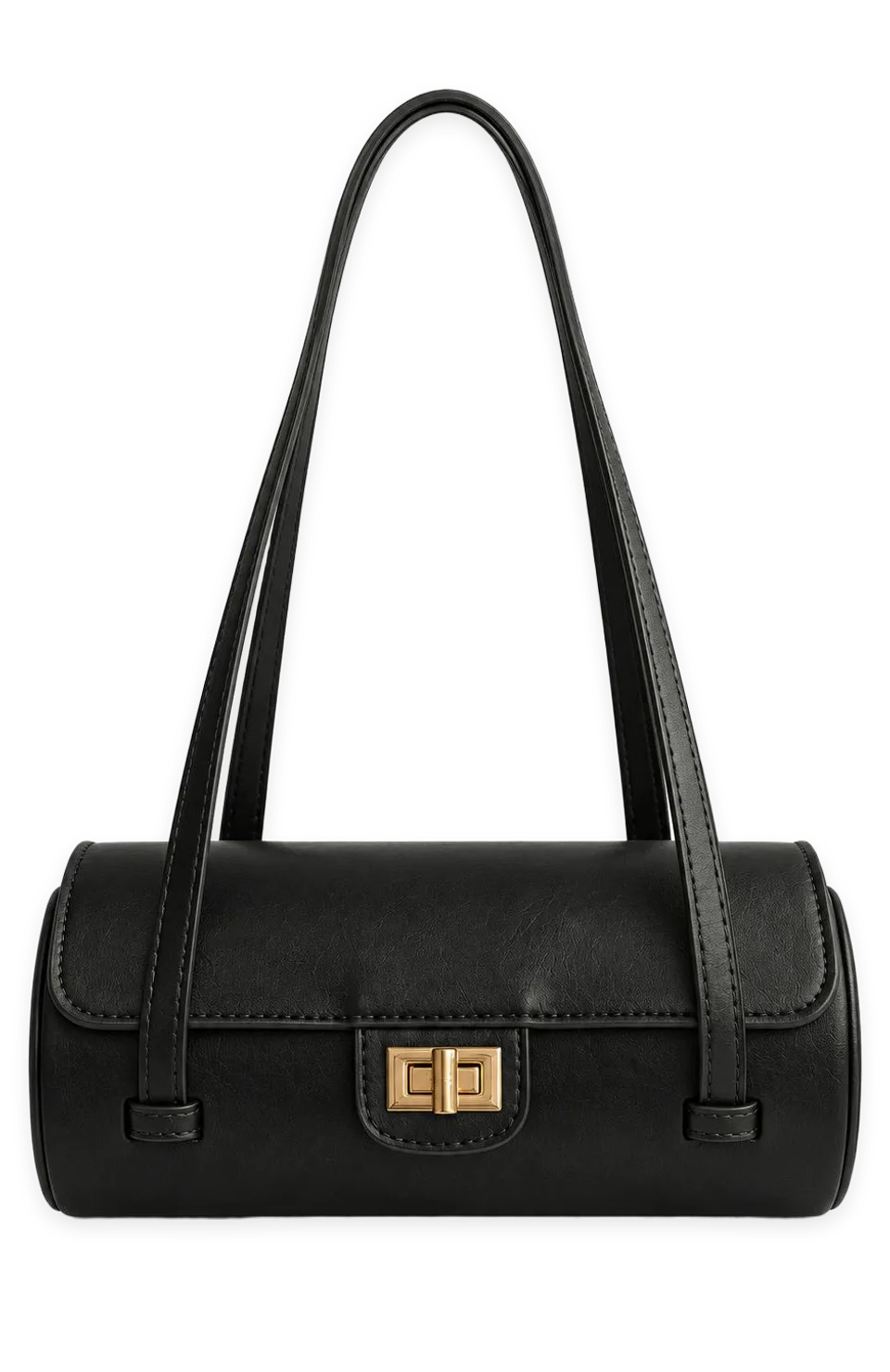 White Fox Magnus Shoulder Bag Black PU, photo 4