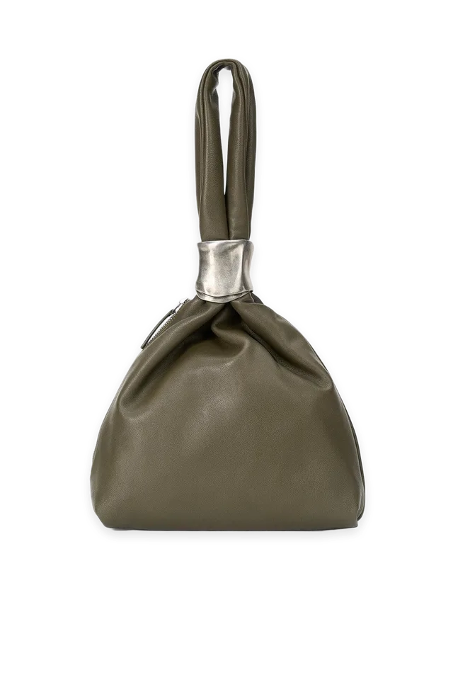 Staud Aurelia Cuff Bag · Martini