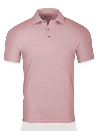 Fresh Clean Threads Chalk Pink Torrey Polo