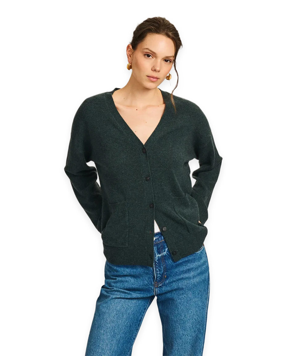 Naadam Signature Cashmere Boxy Cardigan