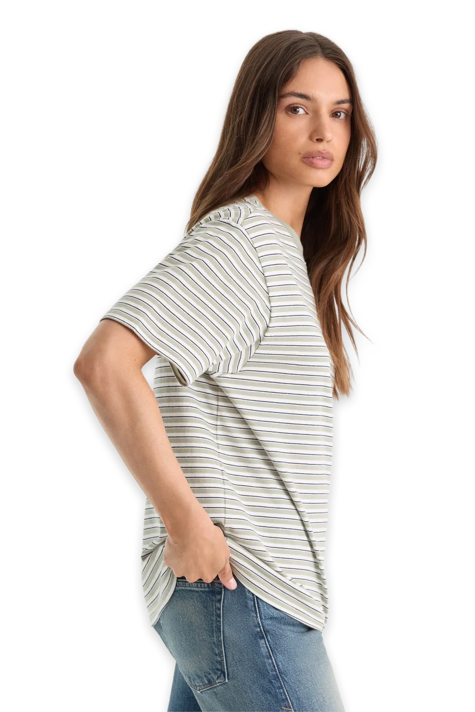 Good American THE OVERSIZED TEE