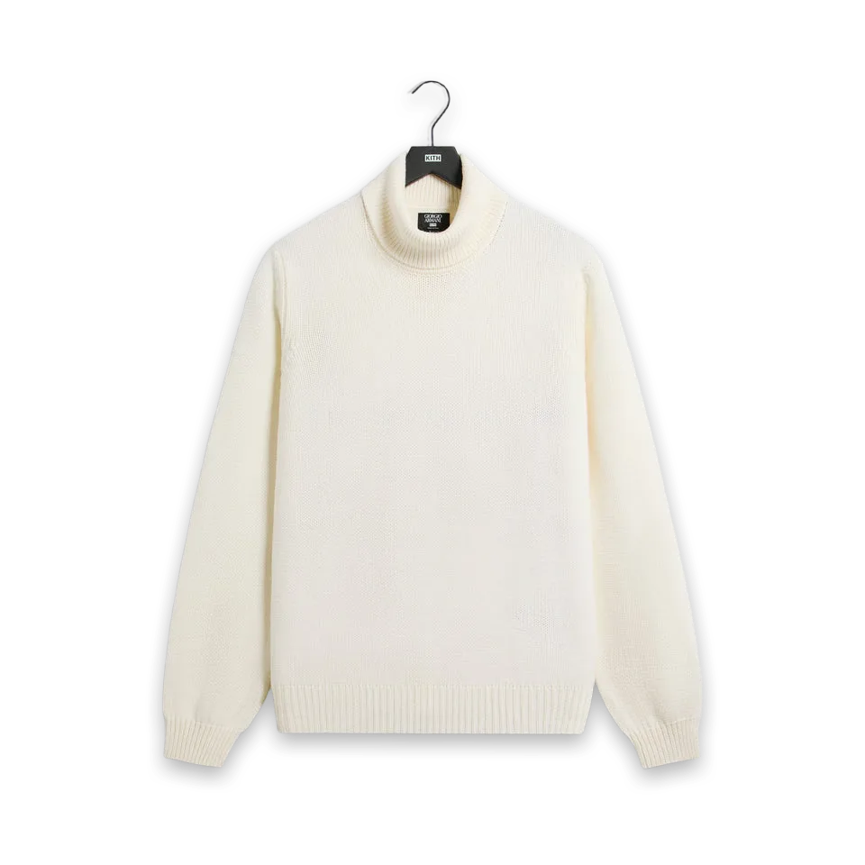 Kith Giorgio Armani & Kith Wool Turtleneck Sweater · Sandrift