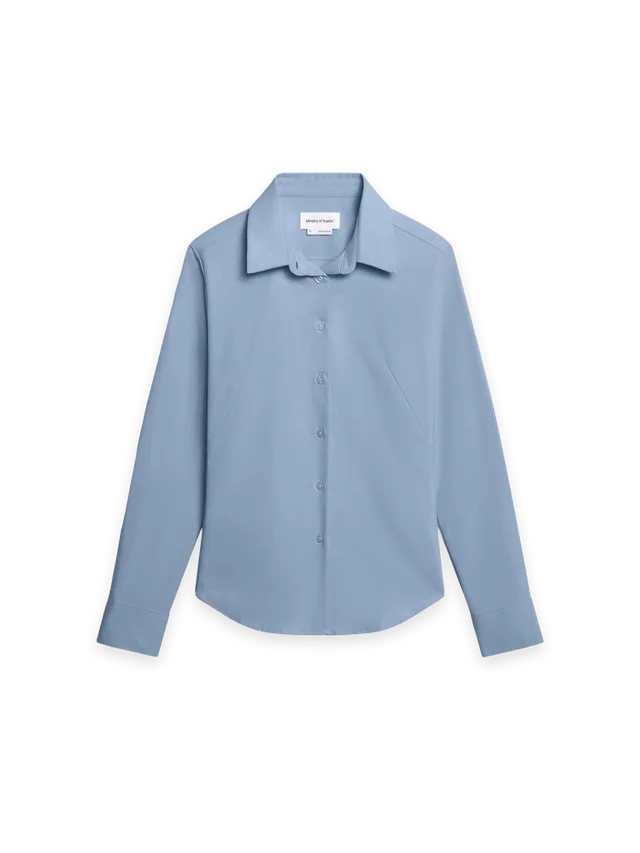 Ministry of Supply Women's AeroZero Poplin Classic Shirt