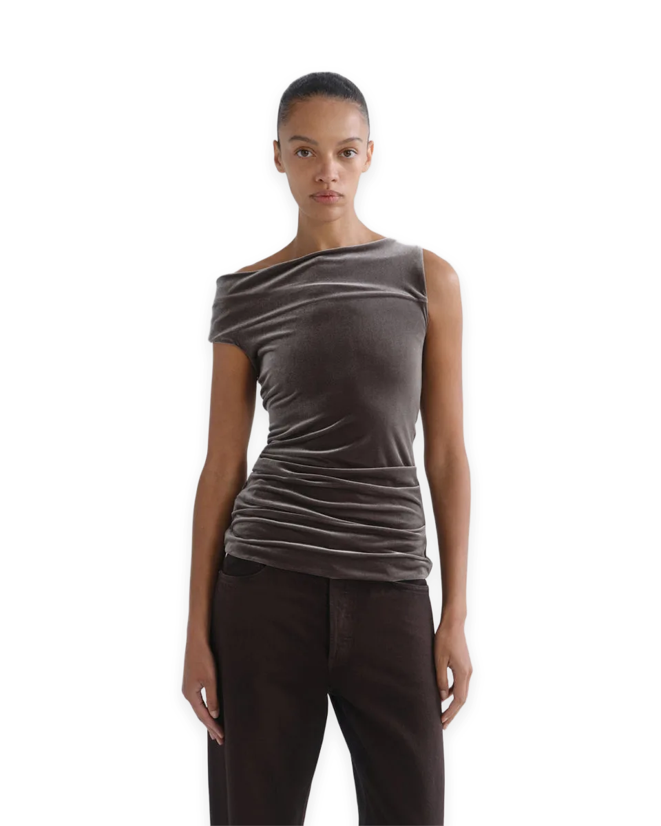 AGOLDE Carlin Top (Velvet)