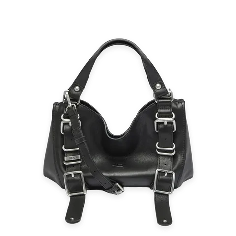 Diesel Diesel D One Treated Leather Small Top Handle Bag