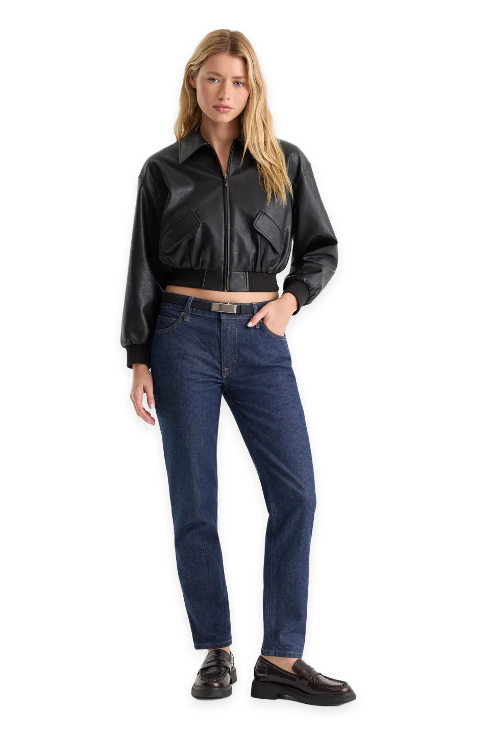 Good American VINTAGE CIGARETTE JEANS