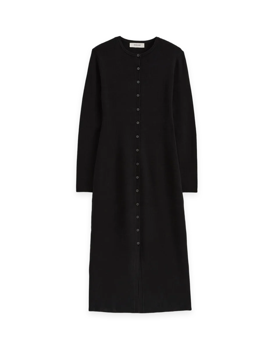 Everlane Fine-Knit Maxi Cardigan Dress