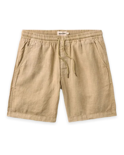 Taylor Stitch The Apres Short in Field Khaki Hemp
