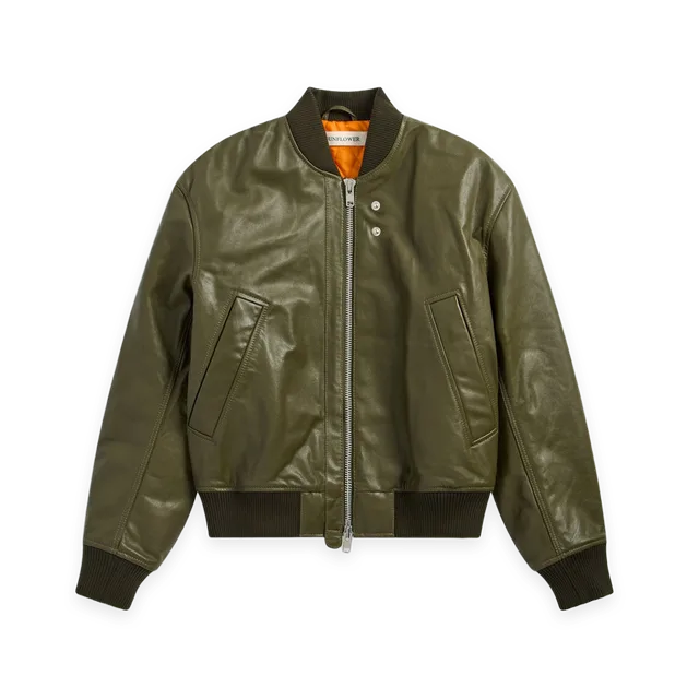 Sunflower Sunflower Leather Flight Jacket