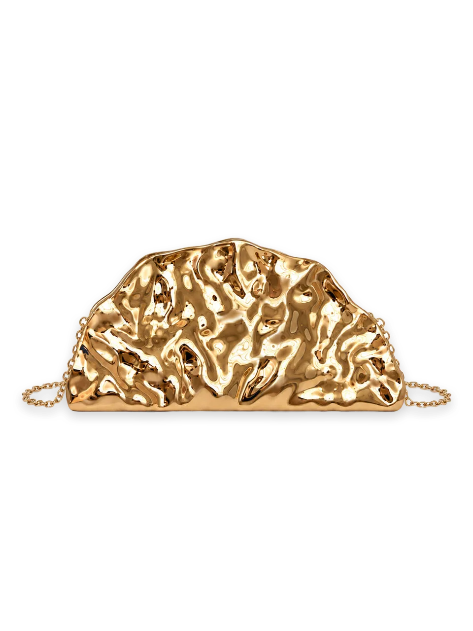 White Fox Zayn Clutch Bag Gold, photo 3