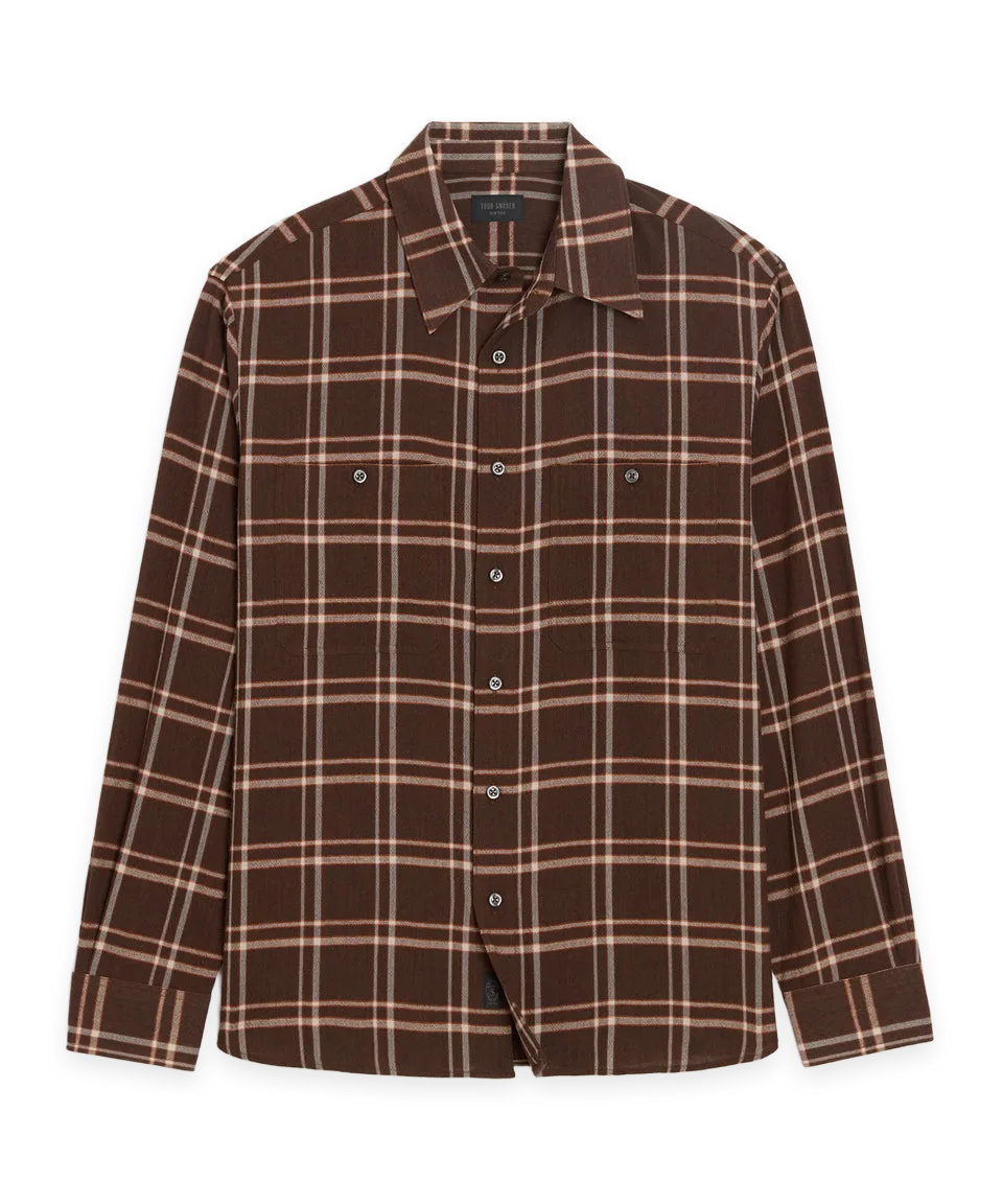 Todd Snyder Crepe Country Shirt