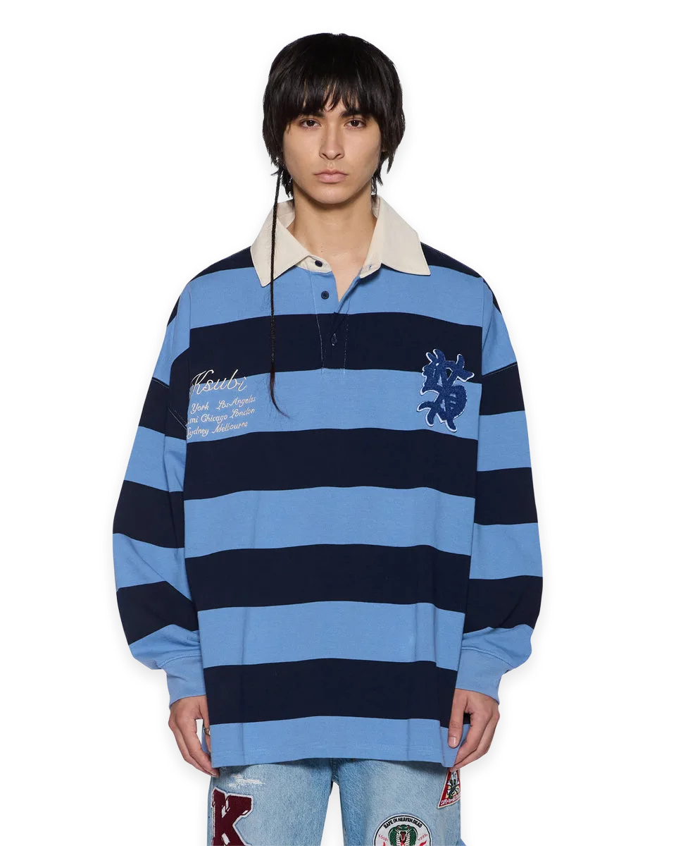 Ksubi RUGGED RUGBY JERSEY FADED ICE