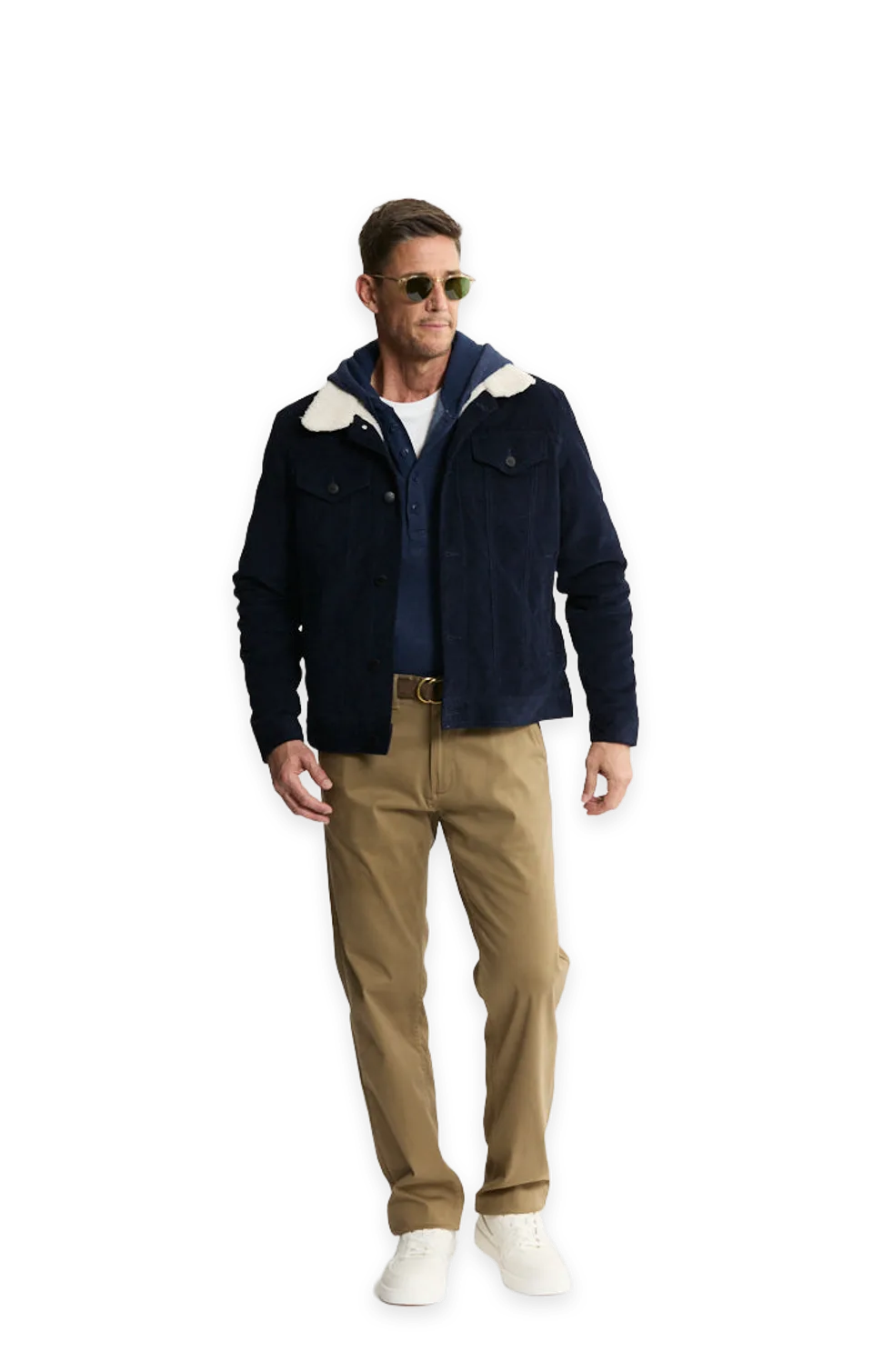 Jachs NY Sherpa Lined Corduroy Trucker Jacket