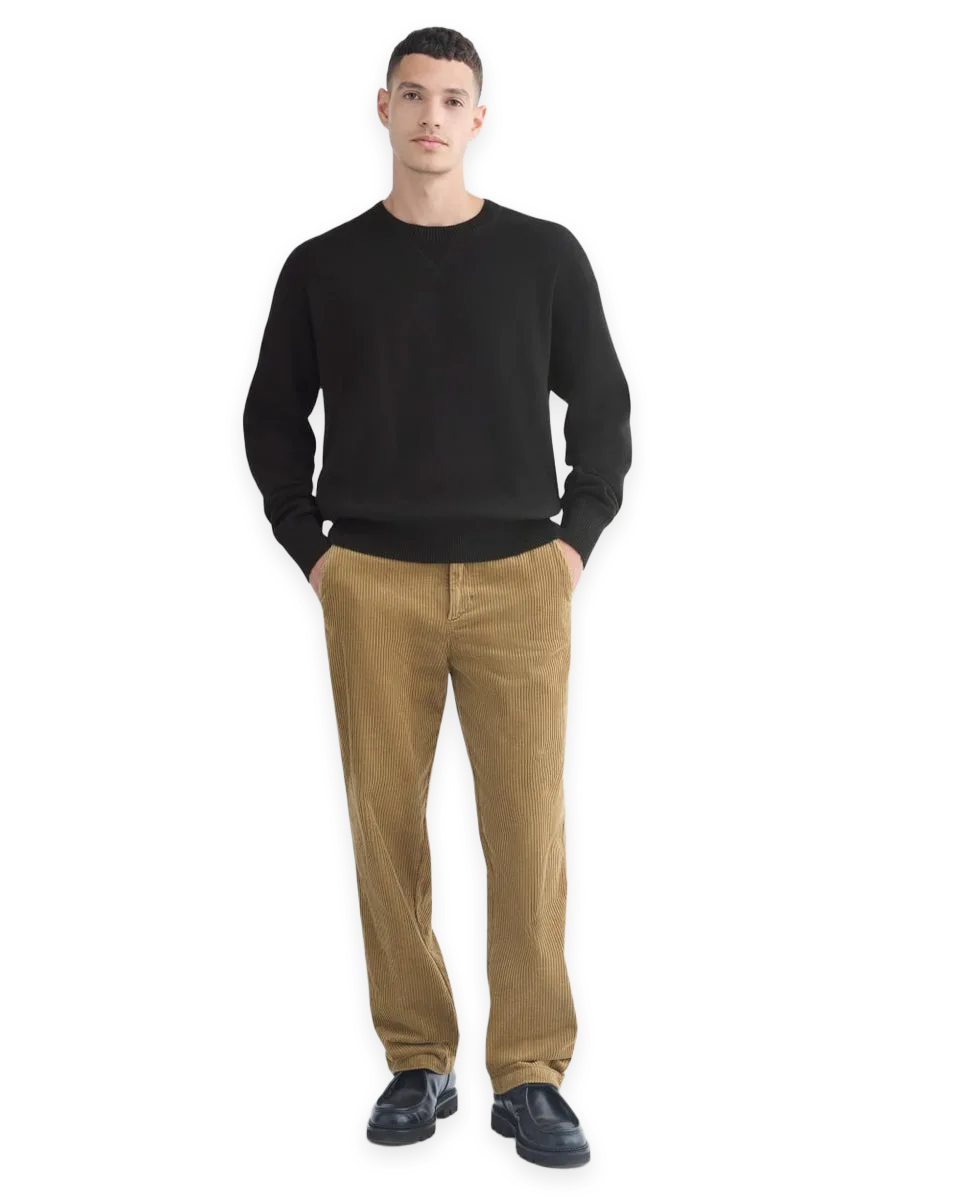 Everlane Wide Wale Corduroy Trouser · Aged Brass