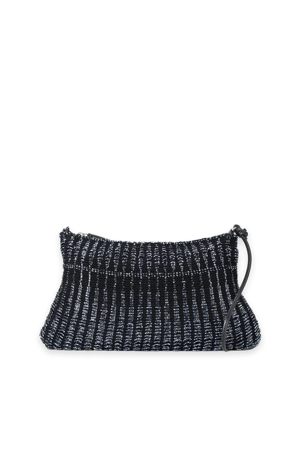 Staud Asta Shoulder Bag · Dark Sapphire Knit