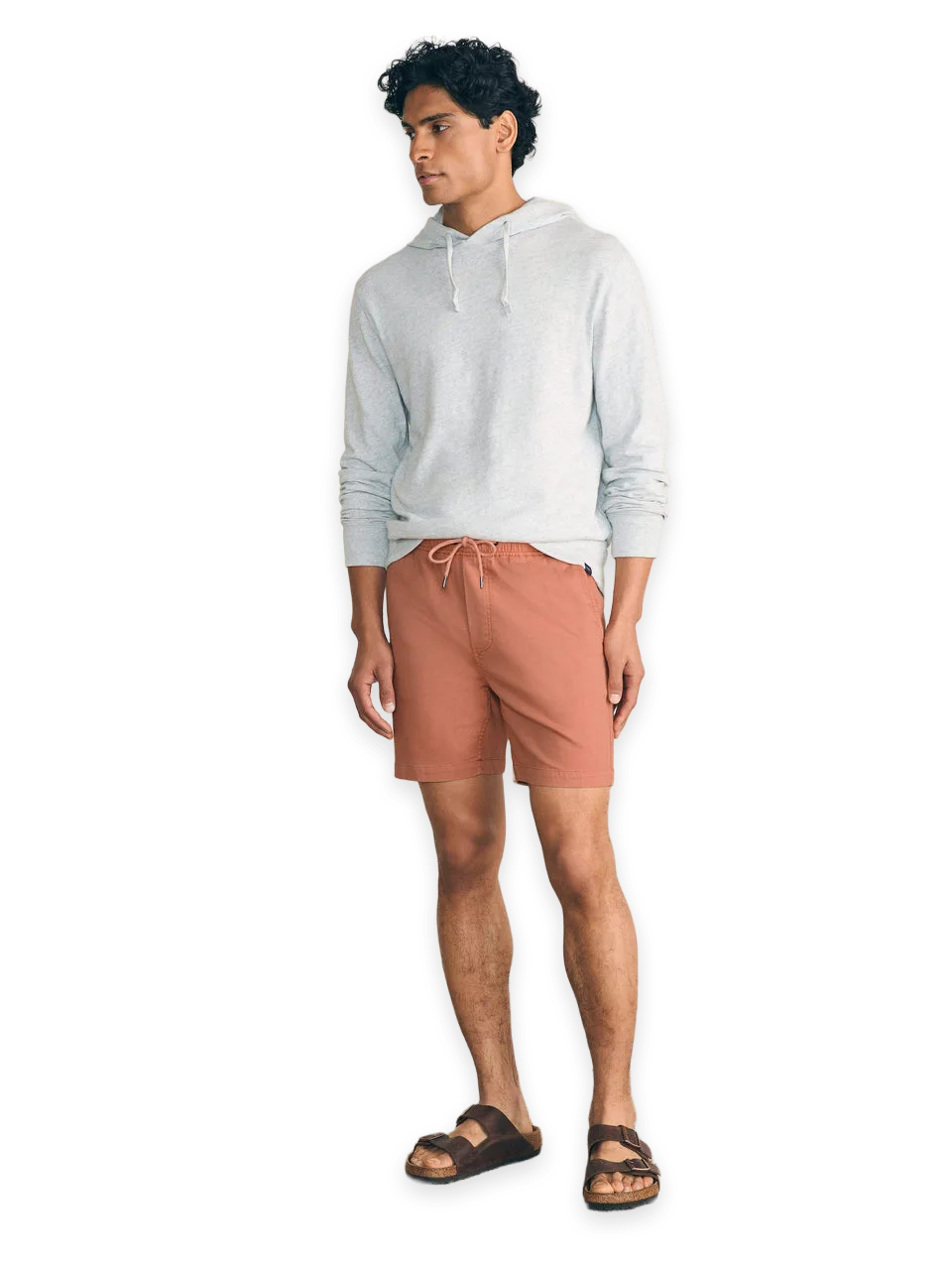 Faherty Essential Drawstring Short (6.5") · Copperhead
