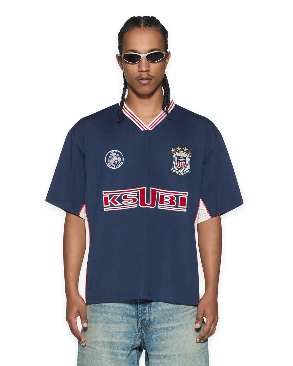 Ksubi OFFSIDE SS JERSEY NAVY