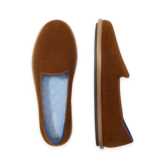 Rothy's The Cruiser Loafer · ReVelvet™ Russet